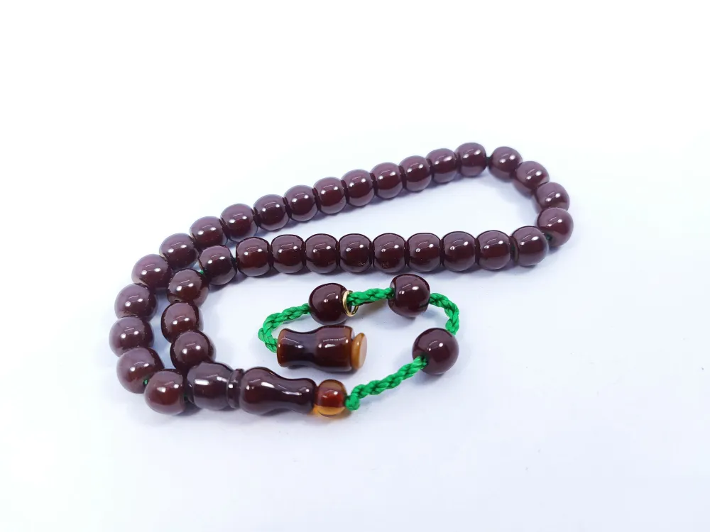 Muhammed Dabbas Usta Eseri̇ Osmanlıya En Yakın Bi̇lek Boy Sıkma Kehri̇bar küçük resim 2