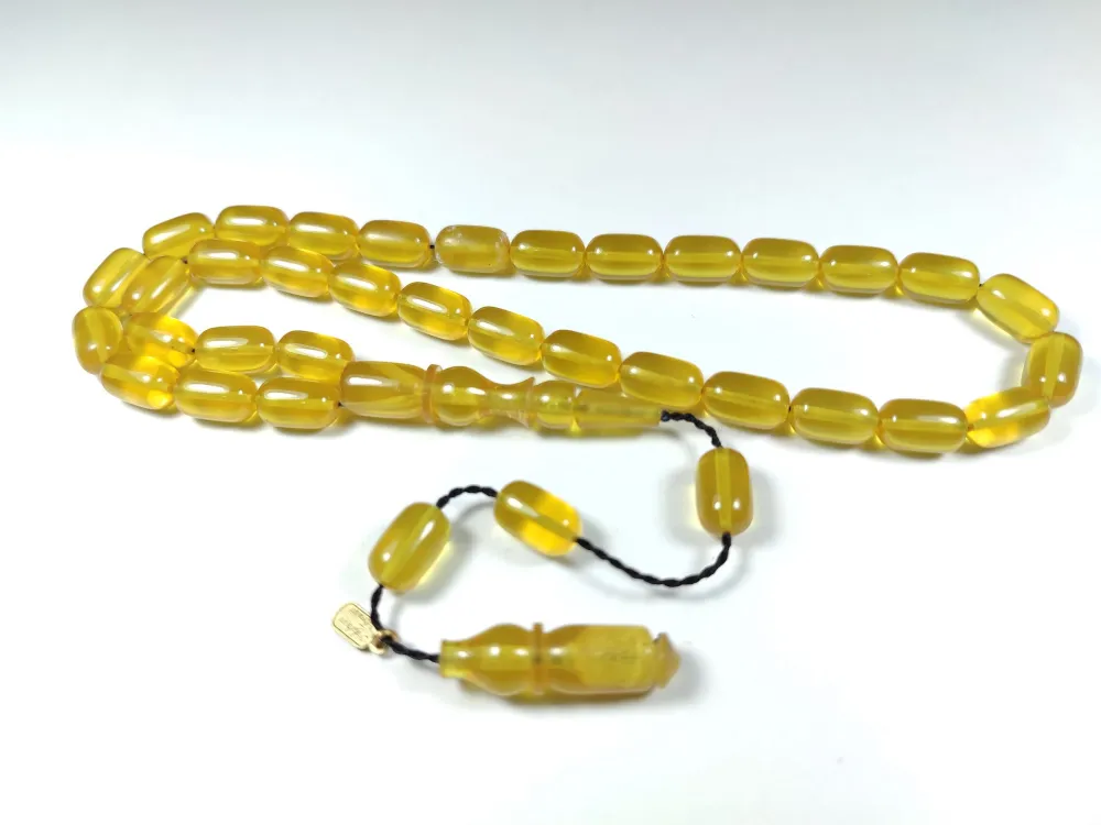 Ayhan Turan Usta İşi̇ İmzalı Mühürlü Sıkma Kehri̇bar küçük resim 2