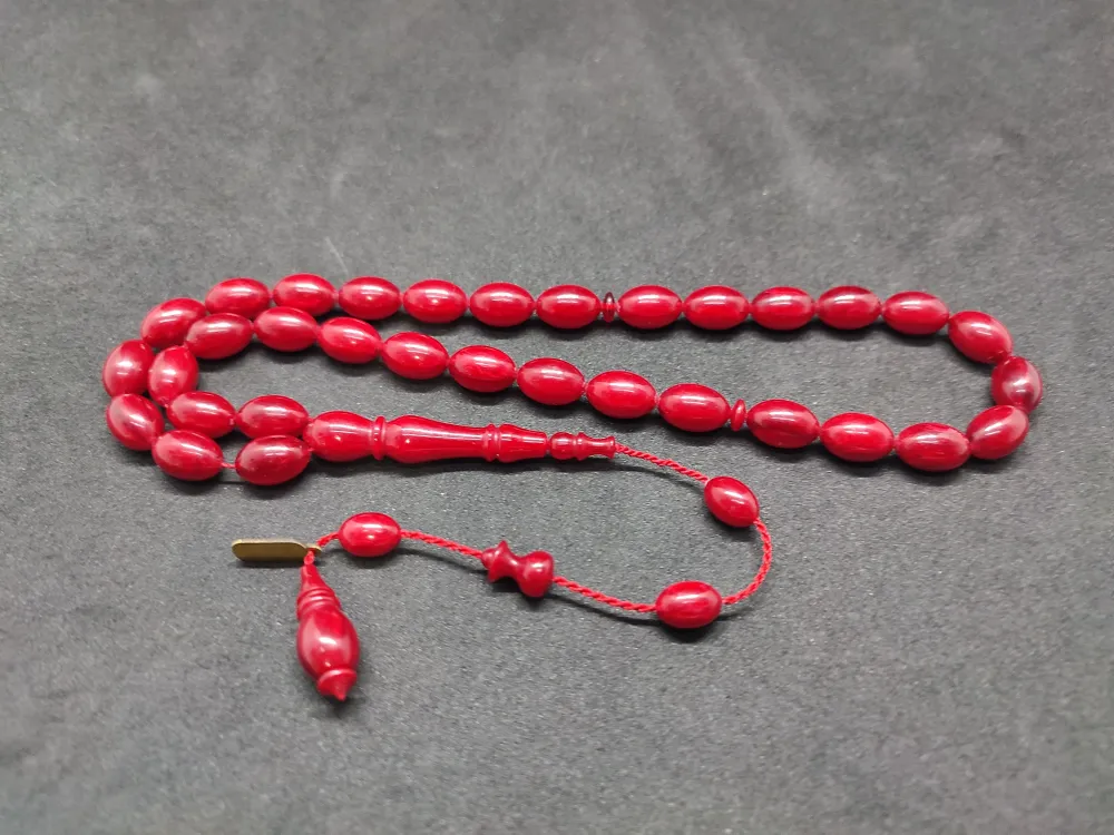 Ali̇ Küçük Usta Eseri̇ Çi̇ft Kat Ci̇lalı Alman Sıkma Kehri̇bar küçük resim 3