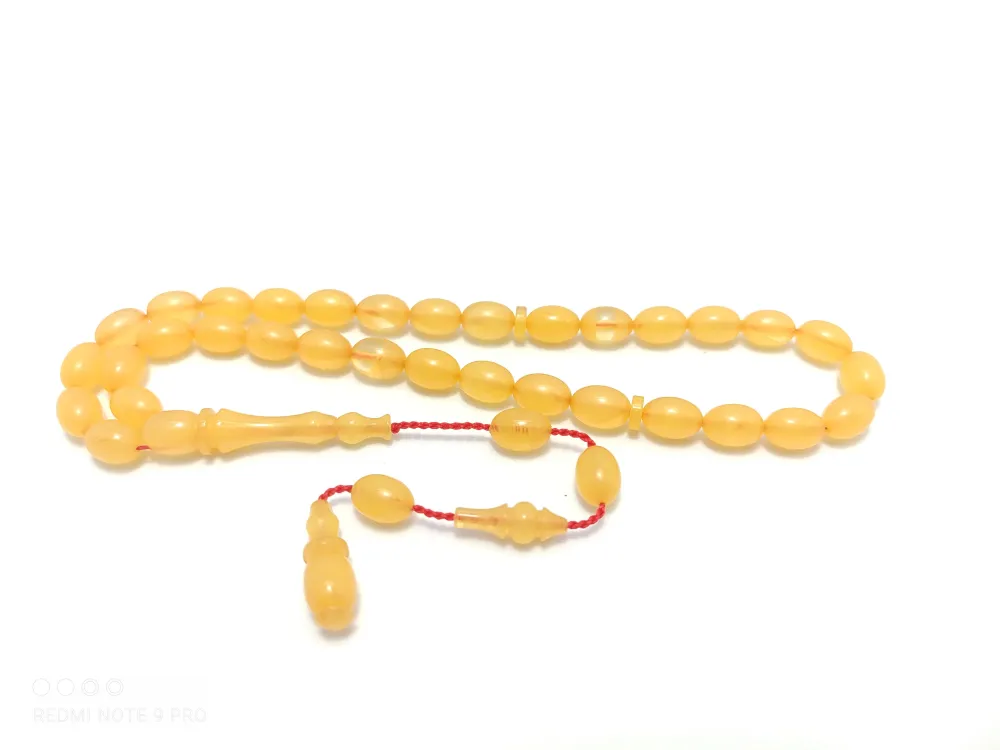 Darabacı Abdullah Usta Eseri̇ El Boy 3 Kat Ci̇lalı Sıkma Kehri̇bar küçük resim 2