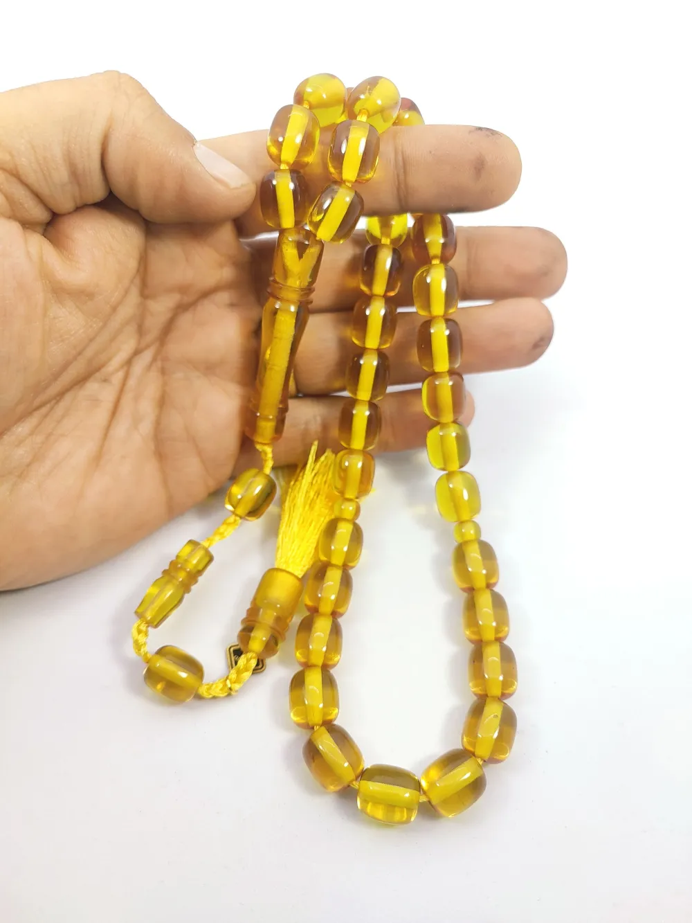 Junai̇d Hasan Usta Eseri̇ Eski̇ Usul 12 Kat İpe Di̇zi̇li̇ Çi̇ft Zımpara Ci̇ft Ci̇la Necef küçük resim 5