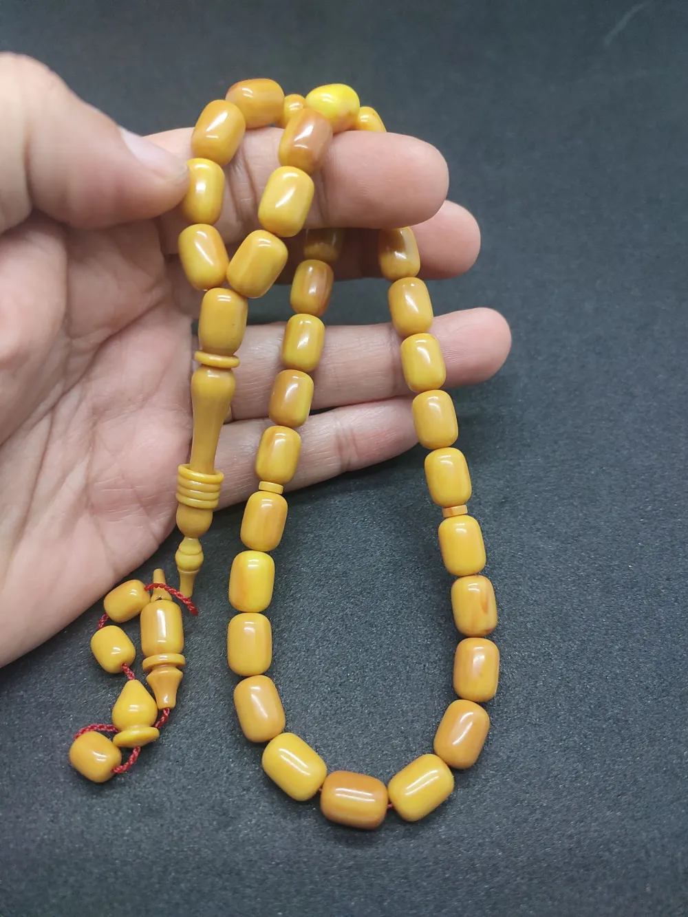 Ahmet Eryılmaz Usta Eseri̇ 0.6 Deli̇m   İmame Halkalı Çi̇ft Ci̇lalı Sıkma Kehri̇bar küçük resim 4