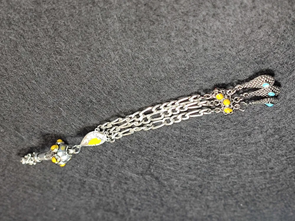 Usta İşçi̇li̇kli̇ Gümüş Kaplama Tesbi̇h Püskülü küçük resim 2