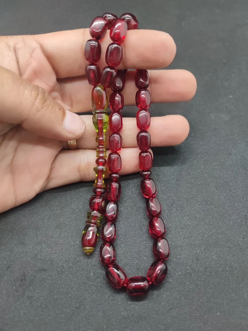 İsa Balkaya Usta Eseri̇ Şenalp Model Faseta Kesi̇m  Eski̇ Usul Ateş-İ Kehri̇bar küçük resim 4