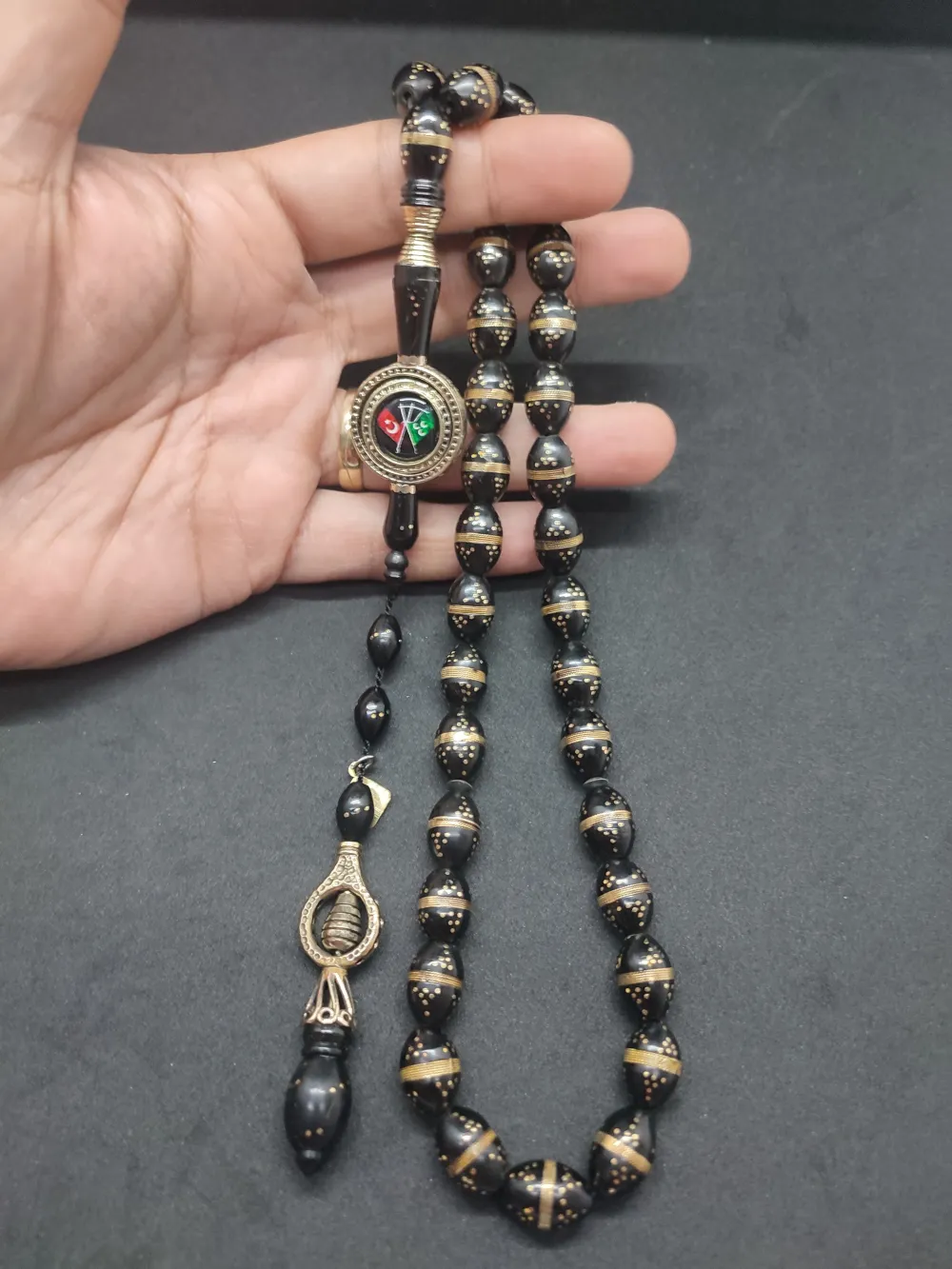 Hakan Kaya Usta  El İşçi̇li̇kli̇ Ağır Gümüş Nakkaşlı İri̇ Boy Çakımlı Ve Sarmal Kuka küçük resim 4