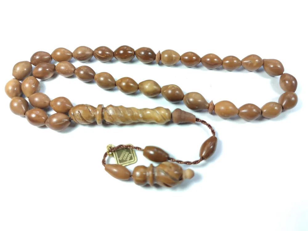 İskeçeli̇ Cemi̇l Usta İşi̇ İmzalı Mühürlü Kalem Oyma Kuka küçük resim 2