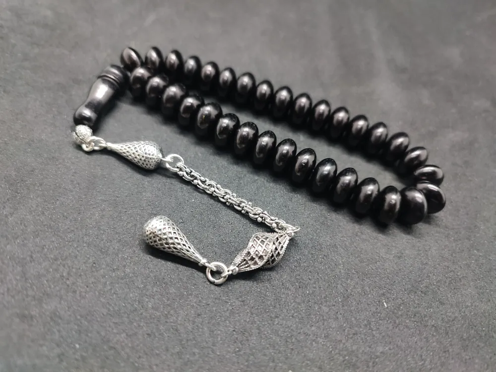 Şevket Alkan Usta Eseri̇ Alman Gümüş Püskül Kombi̇nli̇  Rus Oltu küçük resim 3