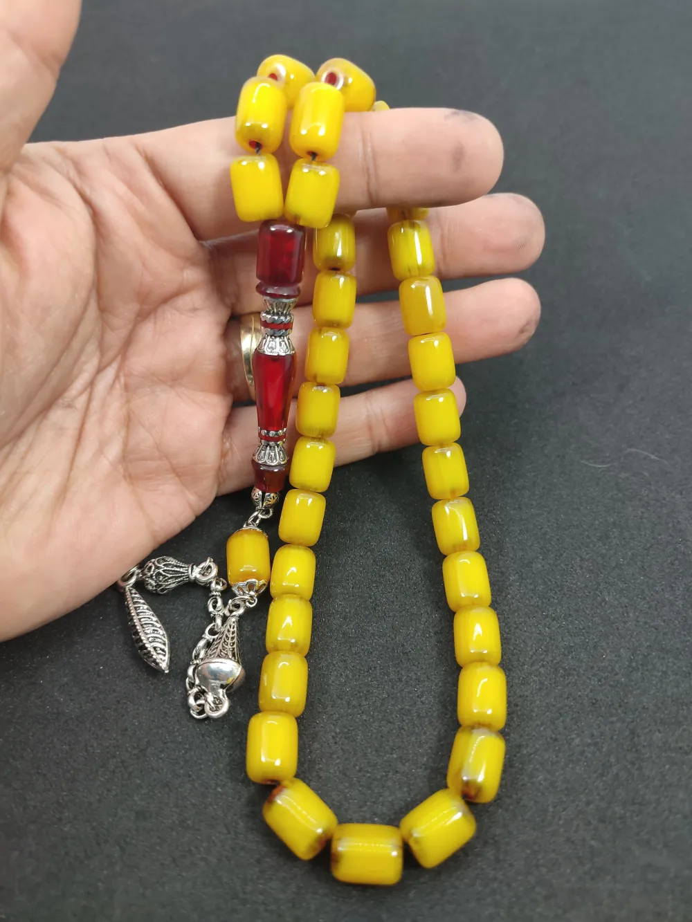 Zeyn Usta Eseri̇ 925 Ayar Gümüş Nakkaş  Alman Faturan küçük resim 4