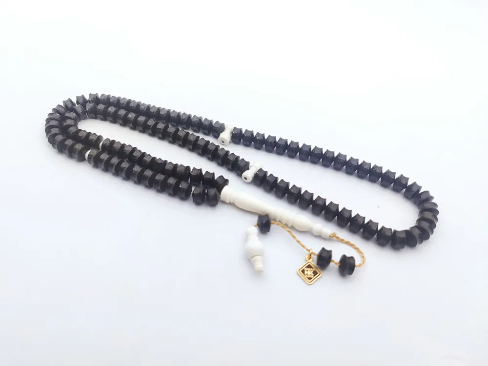 Hakan Kaya Usta Eseri̇ Deve Kemi̇ği̇ Kombi̇nli̇ Fransız Galali̇t Namaz Tesbi̇hi̇ küçük resim 3