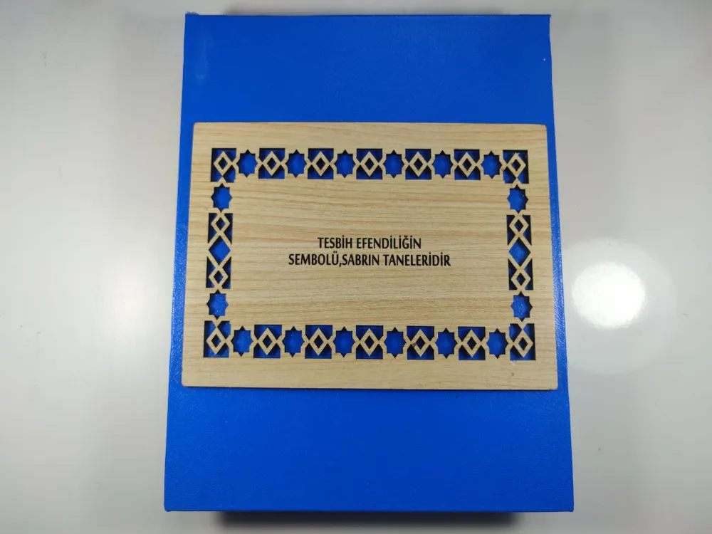 Lüx Deri̇ 5 Li̇ Tesbi̇h Kutusu