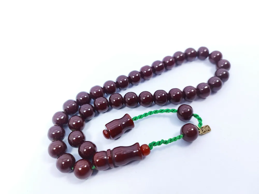 Muhammed Dabbas Usta Eseri̇ Osmanlı Torunu (Osmanlıya En Yakın) Sıkma Kehri̇bar küçük resim 3