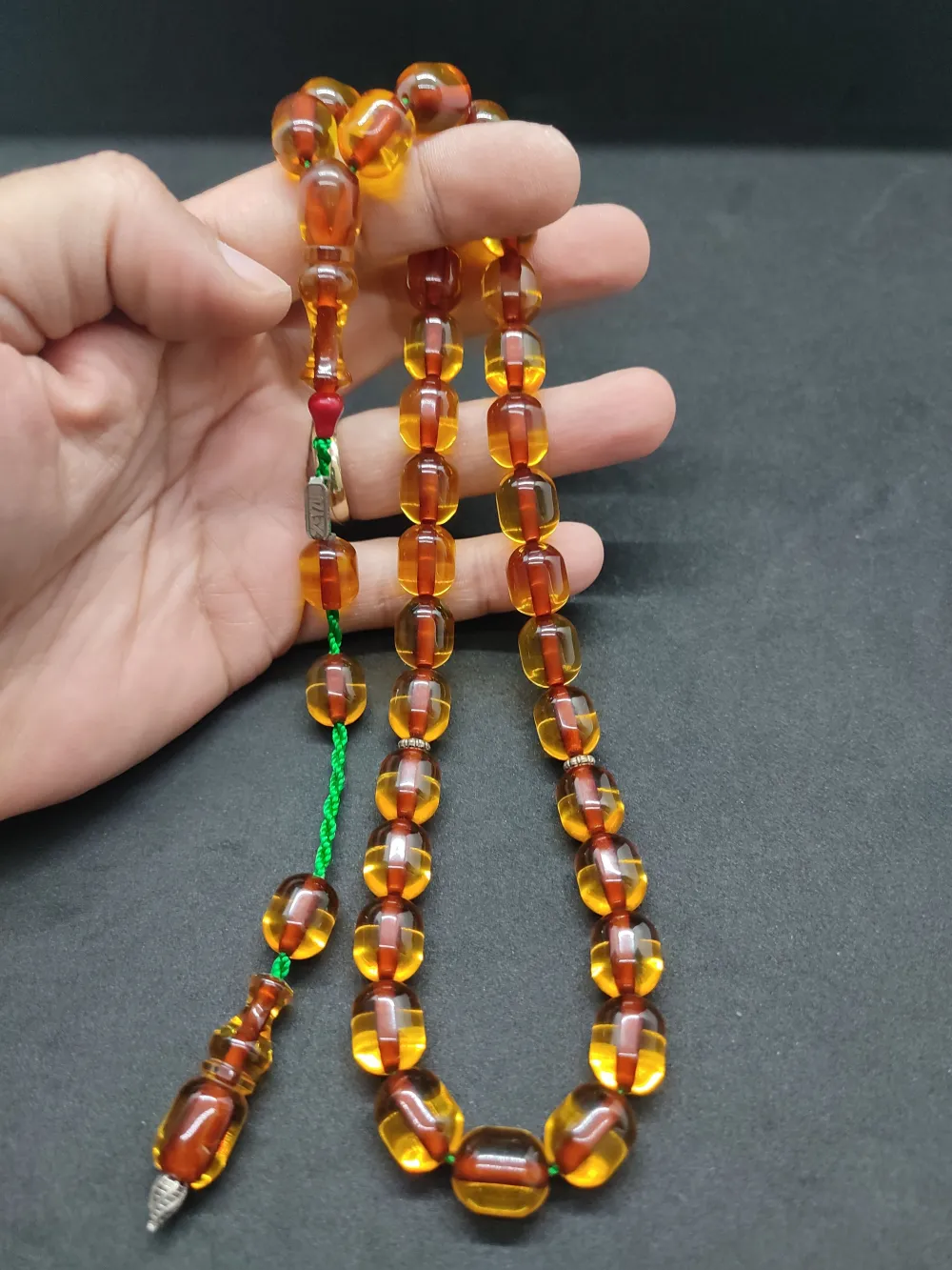 Zeyzun Usta Eseri̇ (İmza Çi̇vi̇ Ara Pulları Gümüş) Ateş-İ Kehri̇bar küçük resim 5