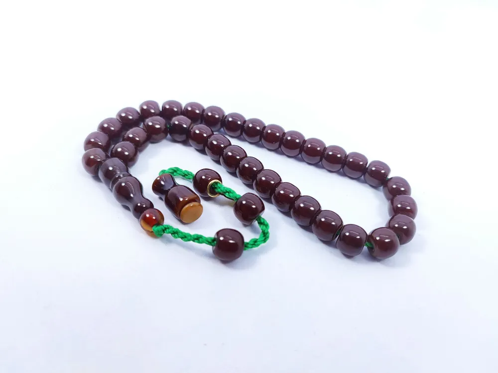 Muhammed Dabbas Usta Eseri̇ Osmanlıya En Yakın Bi̇lek Boy Sıkma Kehri̇bar küçük resim 3