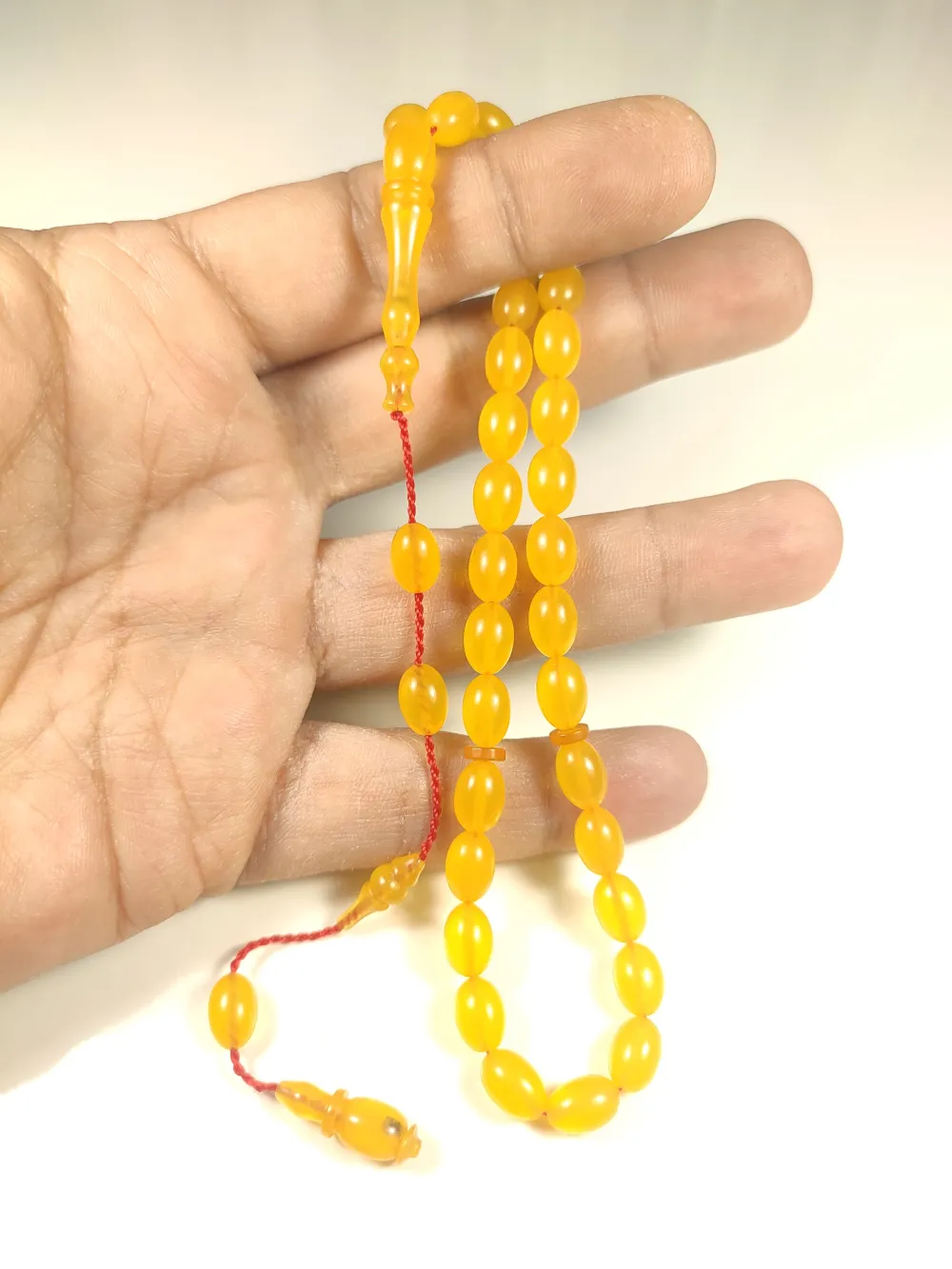 Abdullah Başkale Usta Eseri̇ Bi̇lek Boy Çi̇ft Zımpara Çi̇ft Ci̇la Sıkma Kehri̇bar küçük resim 4