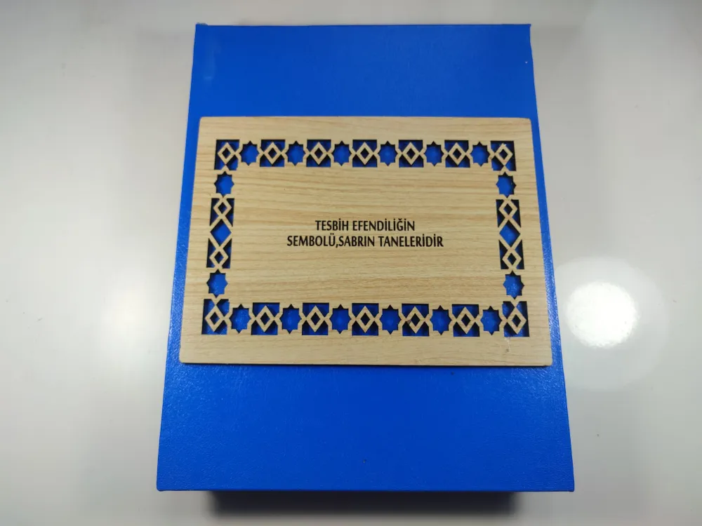 Lüx Deri̇ 5 Li̇ Tesbi̇h Kutusu küçük resim 3