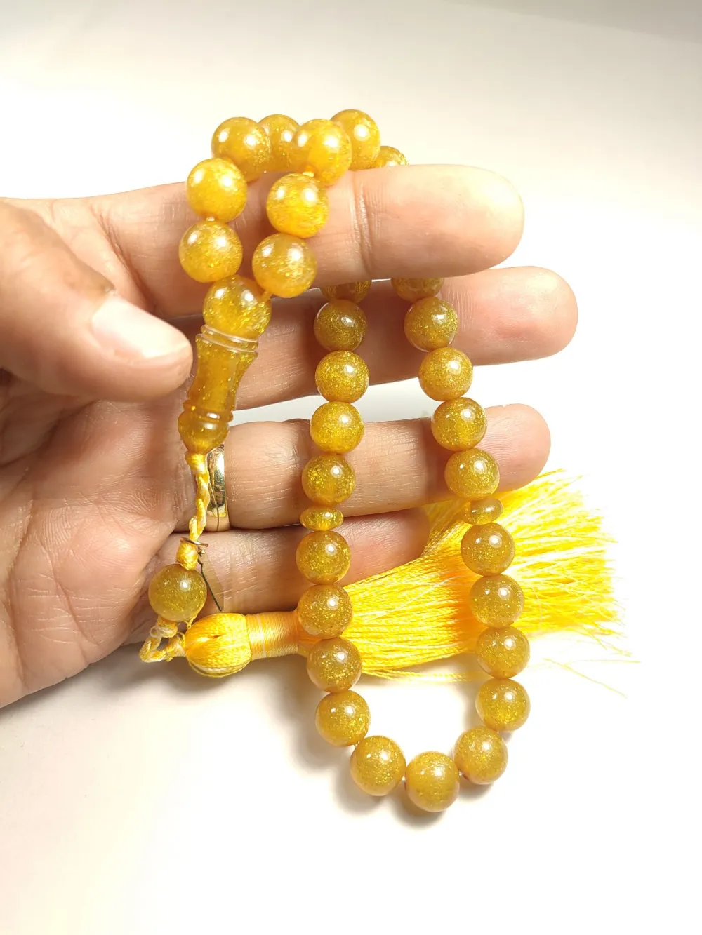 Ebu Zeyn Usta İşi̇ İmzalı Osmanlı Torunu Sıkma Kehri̇bar küçük resim 5