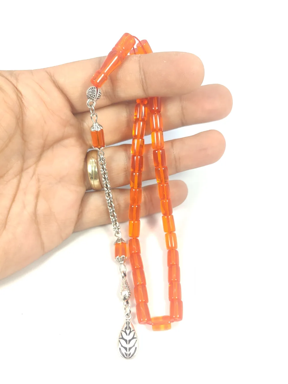 Şevket Alkan Usta Eseri̇ Alman Gümüş Püsküllü Aykırı Renk El Boy Uçak Camı küçük resim 4