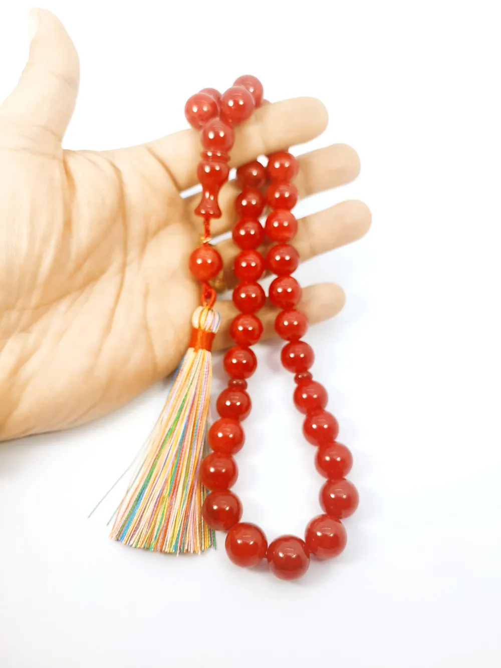 Ebu Zeyn Usta Eseri̇ İmzalı İri̇ Boy Sıkma Kehri̇bar küçük resim 4