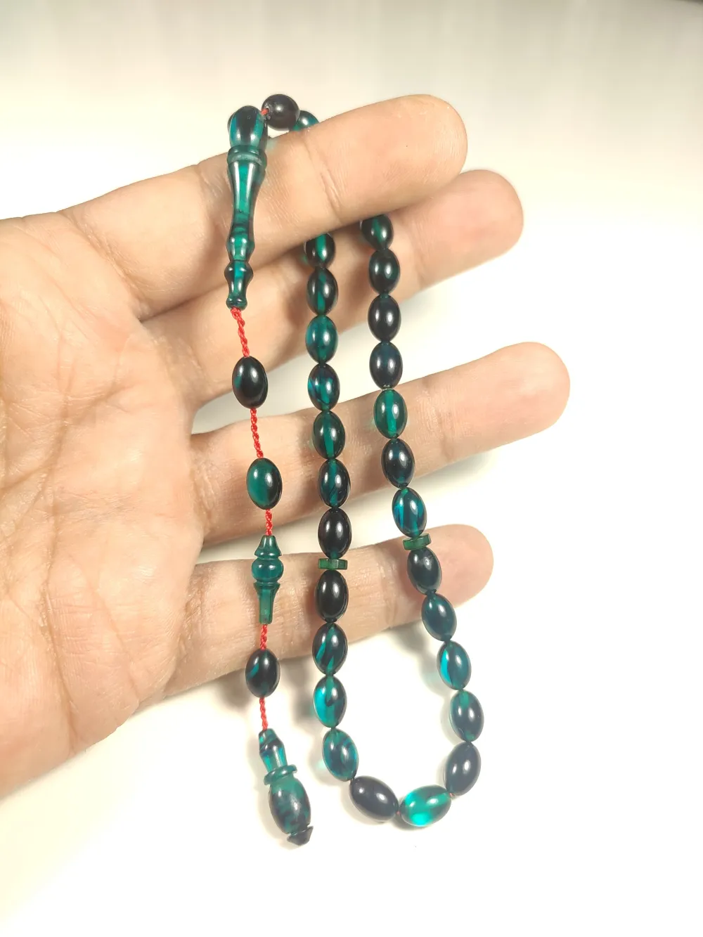 Abdullah Başkale Usta Eseri̇ Bi̇lek Boy Çi̇ft Zımpara Çi̇ft Ci̇la Sıkma Kehri̇bar küçük resim 4