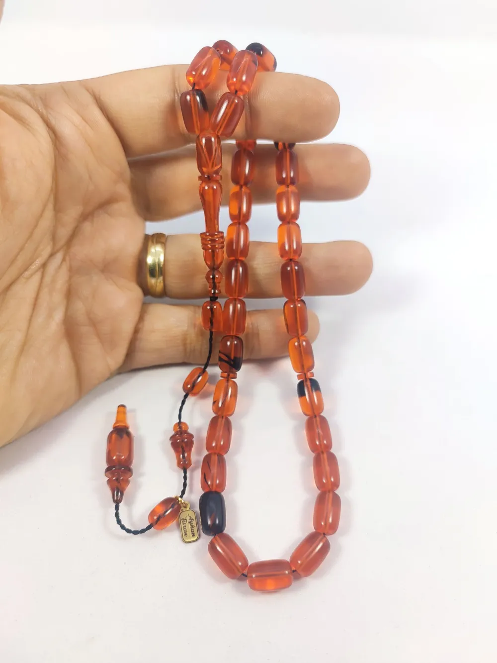 Ayhan Turan Usta Eseri̇ Halkalı İmame Çi̇ft Kat Ateş-İ Kehri̇bar küçük resim 4