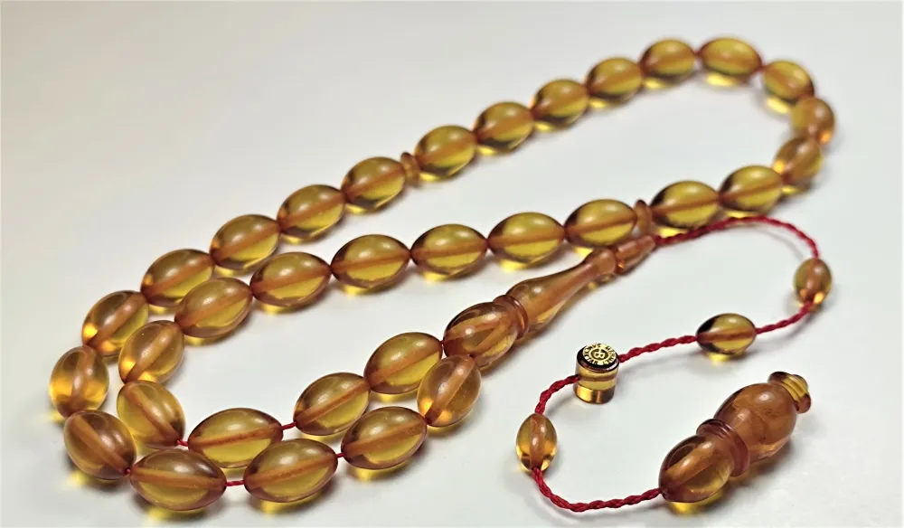 Mehmet Sancaktar Usta İşi̇ İmzalı Mühürlü Zar Kehri̇bar küçük resim 2