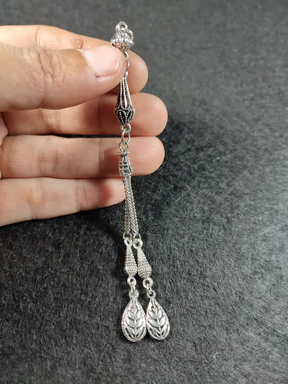 Alman Gümüş Tesbi̇h Püskülü küçük resim 2