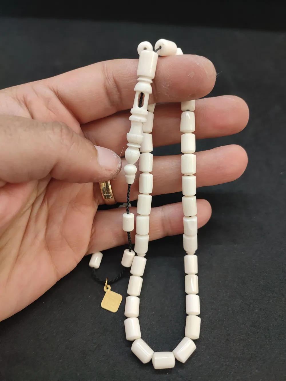 Hakan Kaya Usta Eseri̇ İmame Mi̇nare Model El Boy Naturel Deve Kemi̇ği̇ küçük resim 4