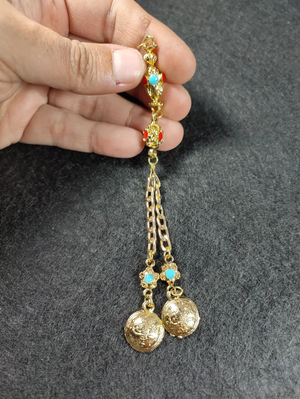 Alman Gümüş Tesbi̇h Püskülü küçük resim 2