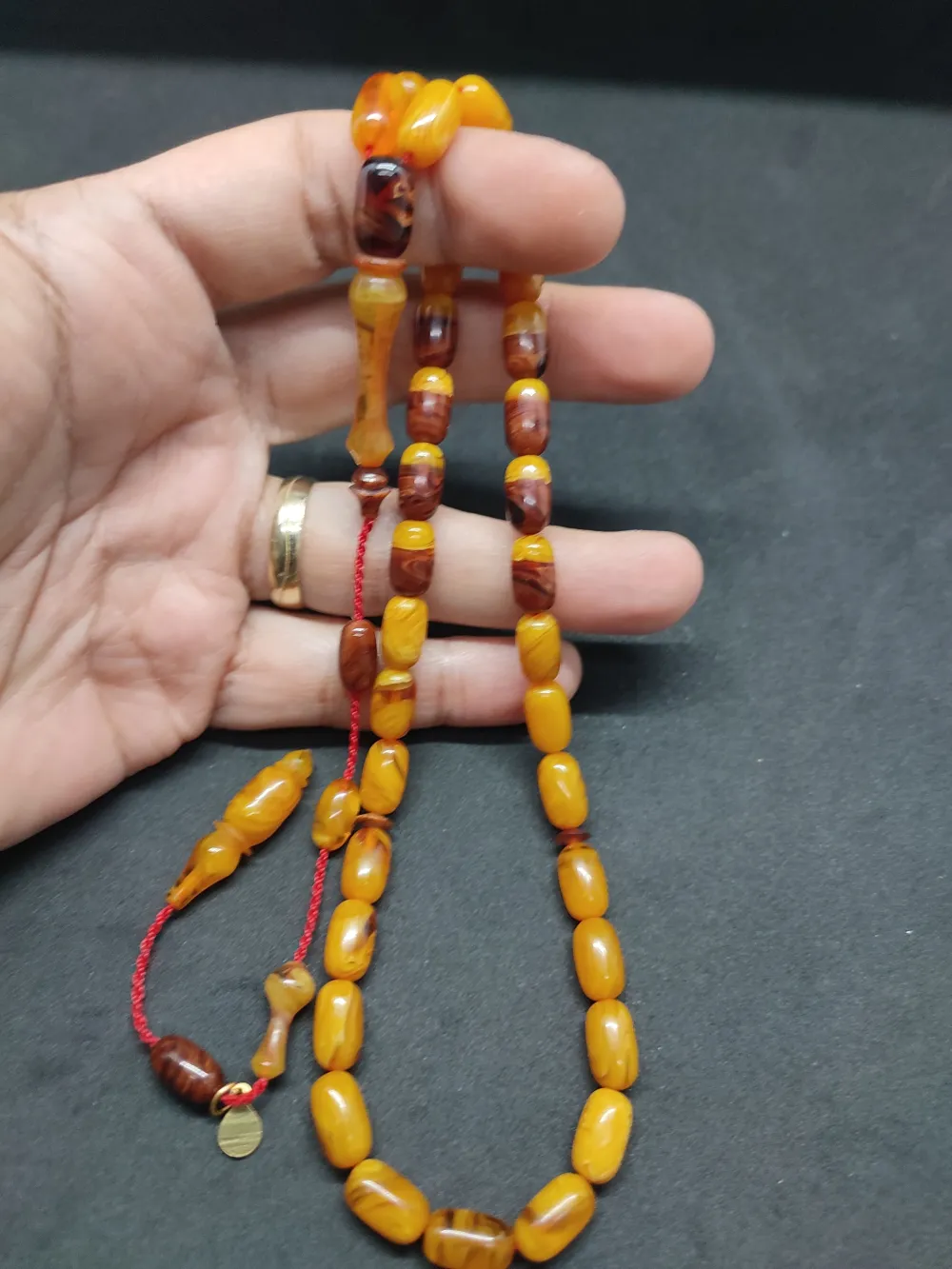 Ayhan Turan Usta Eseri̇ Ful Hare Ful Damar Eski̇ 0.6 Mm Deli̇m Sıkma Kehri̇bar küçük resim 4