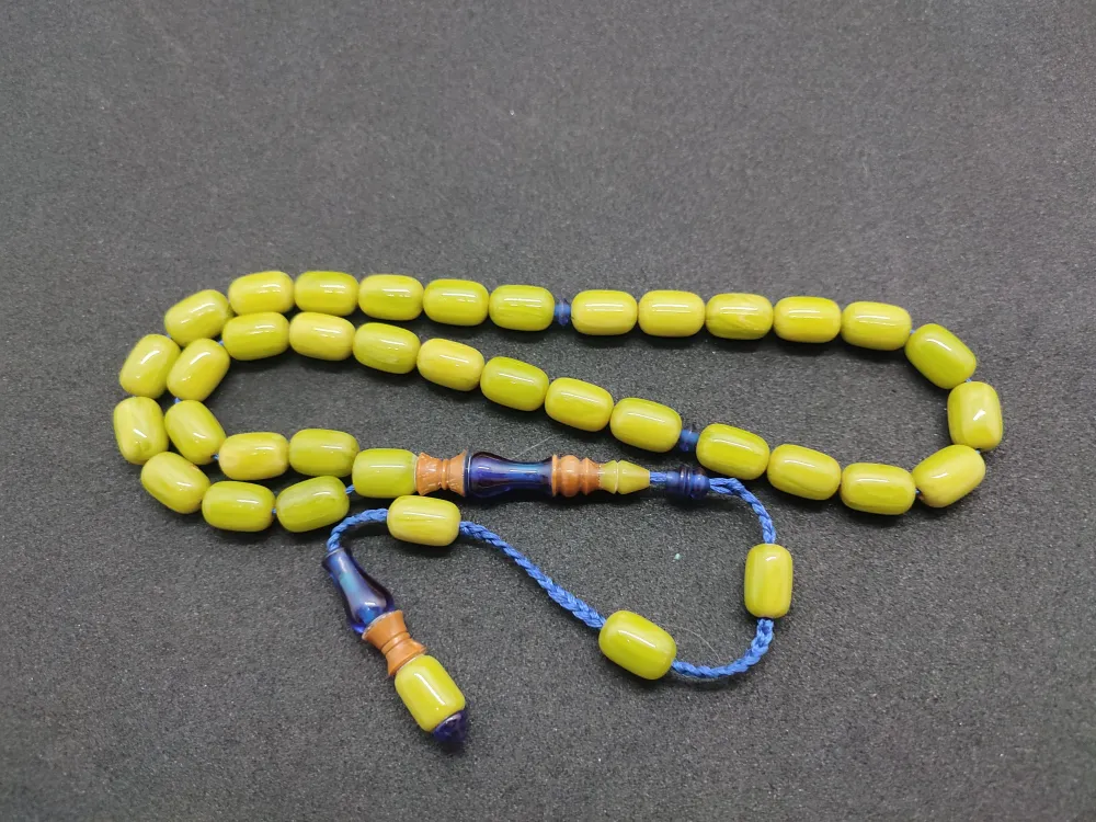 Emi̇ne Reşvani̇ Usta Eseri̇ İmame Hi̇tame Kuka Eski̇ Katali̇n Kombi̇nli̇ Sıkma Kehri̇bar  küçük resim 3