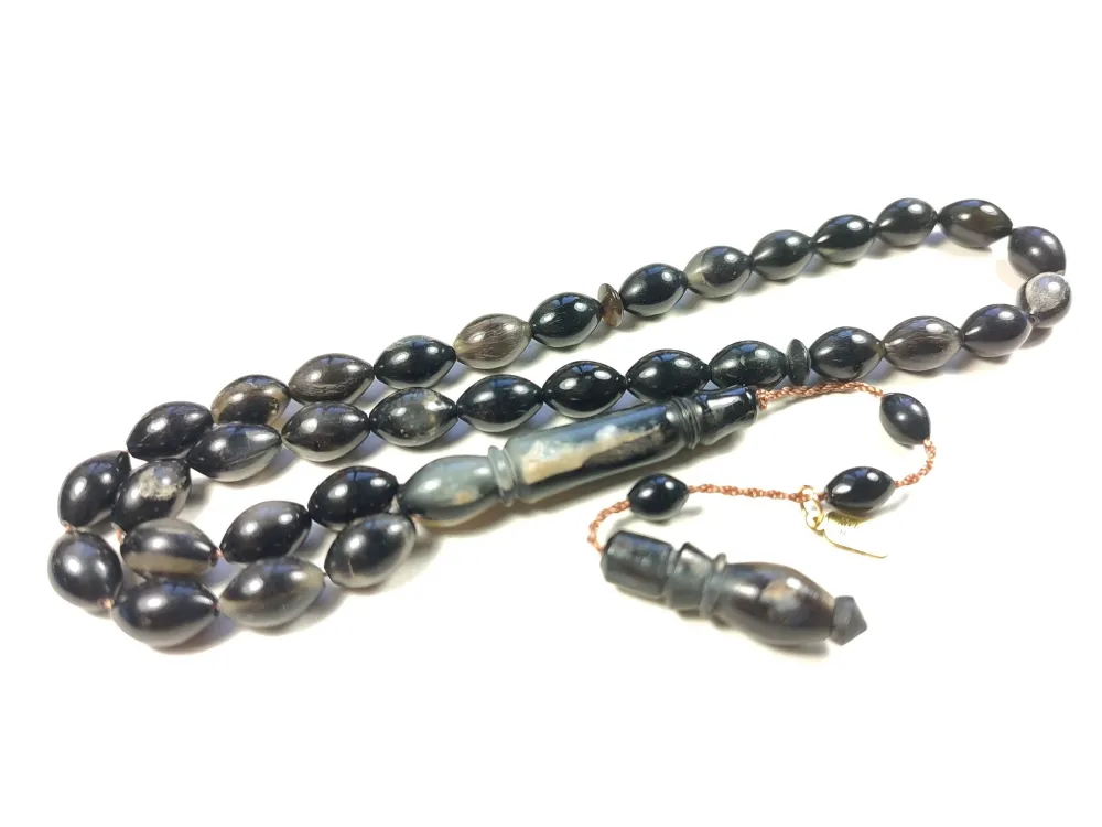 Mehmet Mercan Usta İşi̇ İmzalı Mühürlü Bi̇zon Boynuzu