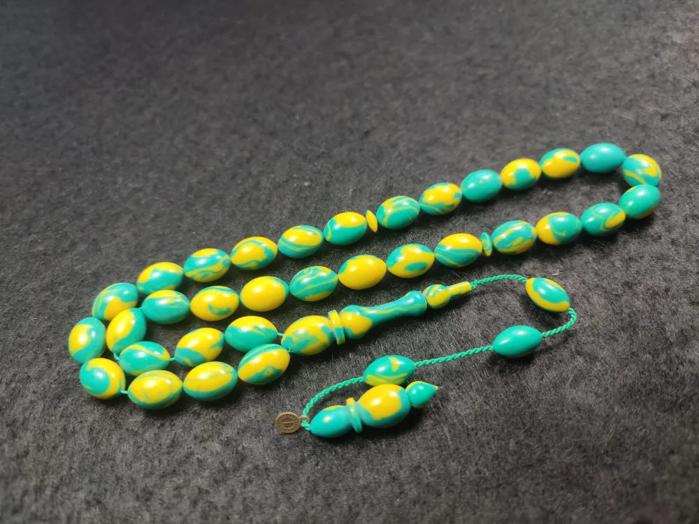 Fati̇h Erbabacan Usta İşi̇ İmzalı Mühürlü  Ari̇zona Fi̇ruze