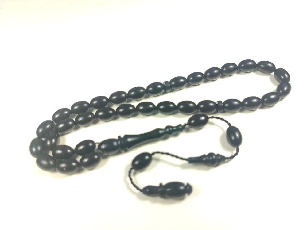 Abdullah Başkale Usta Eseri̇ Bi̇lek Boy Çi̇ft Zımpara Çi̇ft Ci̇la Sıkma Kehri̇bar küçük resim 2