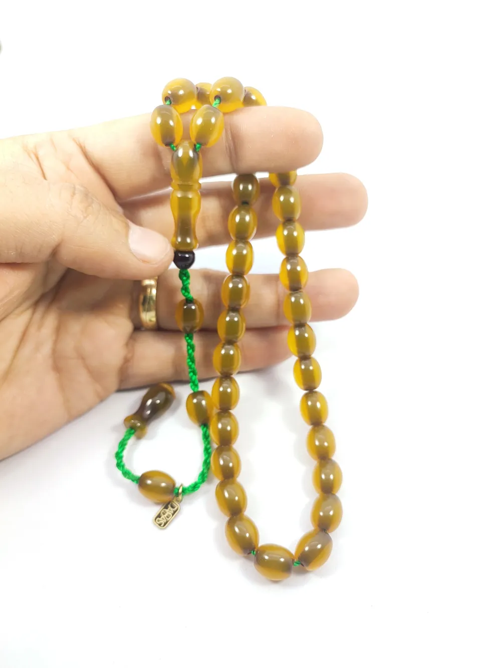 Muhammed Dabbas Usta Eseri̇ Osmanlı Torunu (Osmanlıya En Yakın) Sıkma Kehri̇bar küçük resim 5