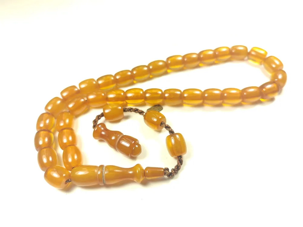 Muhammed Dabbas Usta İşi̇ İmzalı Sıkma Kehri̇bar