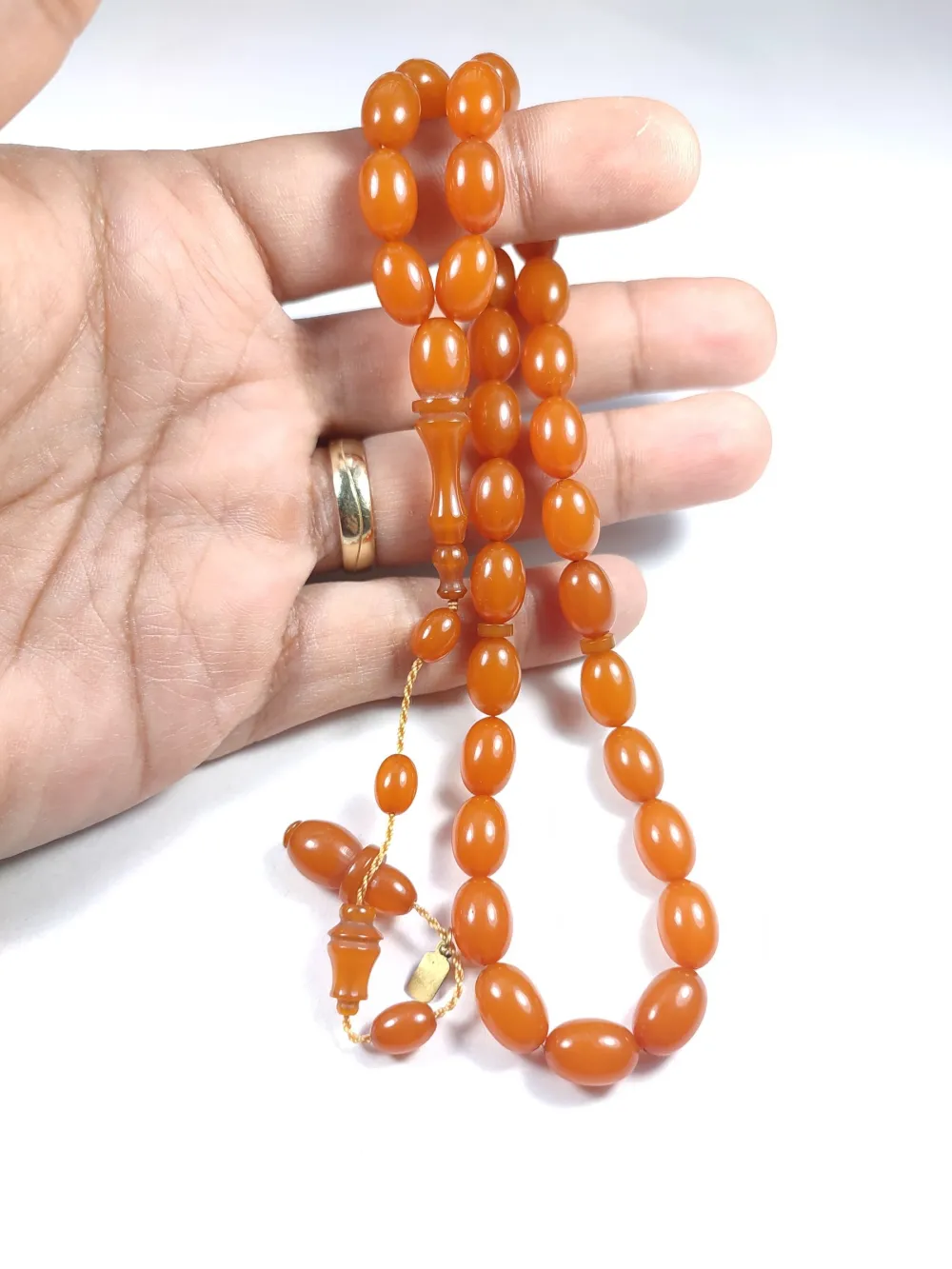 Ayhan Turan Usta İşi̇ İmzalı Sıkma Kehri̇bar küçük resim 4