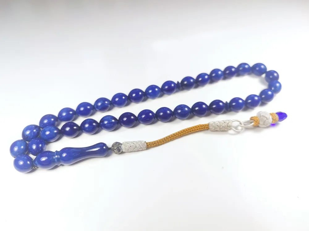 Darabacı Abdullah Usta Eseri̇ Trabzon Kazazi̇ye Püskül 3 Kat Ci̇lalı Sıkma Kehri̇bar küçük resim 3