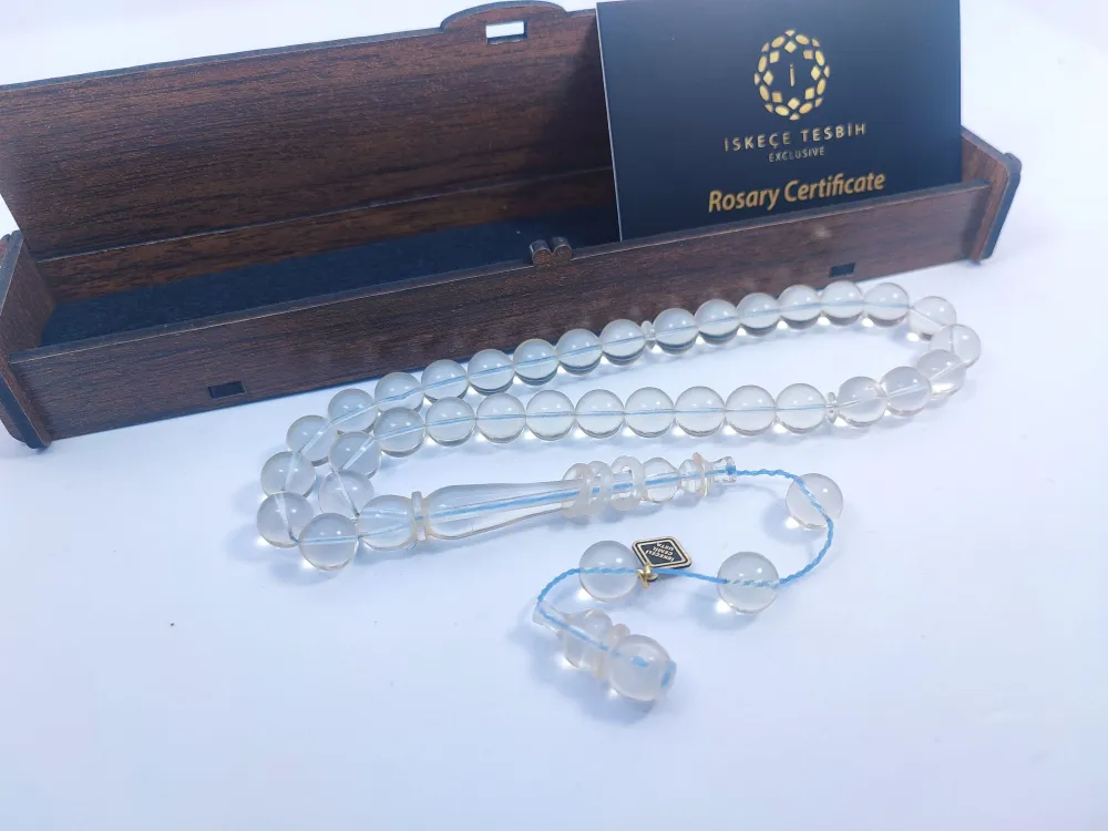 İskeçeli̇ Cemi̇l Usta Eseri̇ 22.50 Gr. Halkalı İmame 0.6 Deli̇m Şeffaf Su Damlası