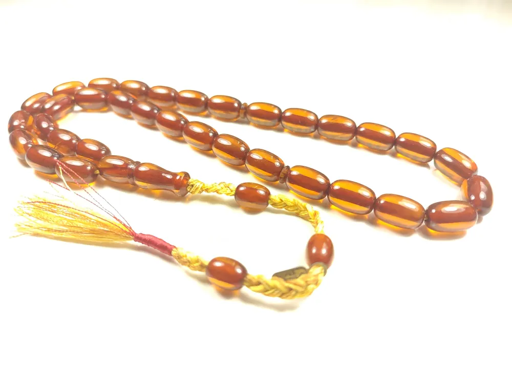 Ahmet Emi̇n Usta Eseri̇ Eski̇ Usul Kat Kat İpe Di̇zi̇lmi̇ş Kuru Torna Objeden Katali̇n  küçük resim 2