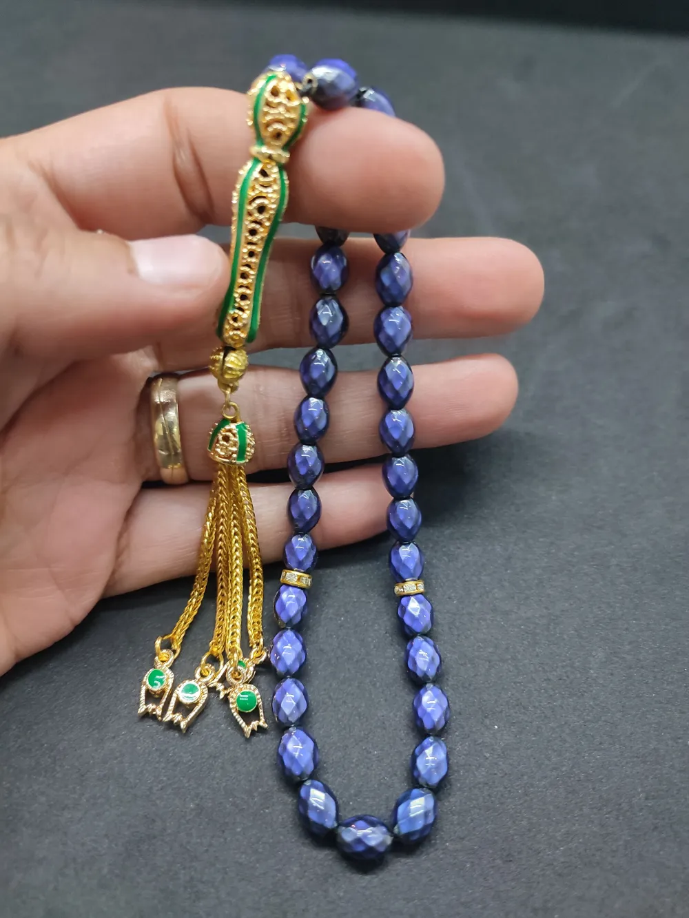 Telkari̇ Püskül Kombi̇nli̇ El Isısına Göre 7 Renk Deği̇şti̇ren Hi̇s Taşı küçük resim 4