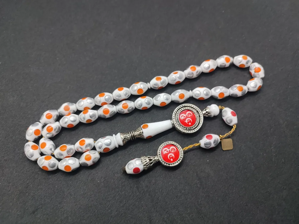 İskeçeli̇ Cemi̇l Usta Eseri̇ Gümüş Nakkaşlı Mi̇neli̇ Deve Kemi̇ği̇ küçük resim 2