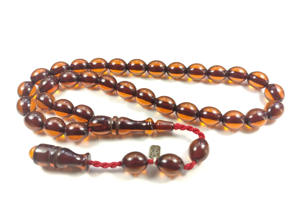 Muhammed Dabbas Usta İşi̇ İmzalı Sıkma Kehri̇bar küçük resim 3