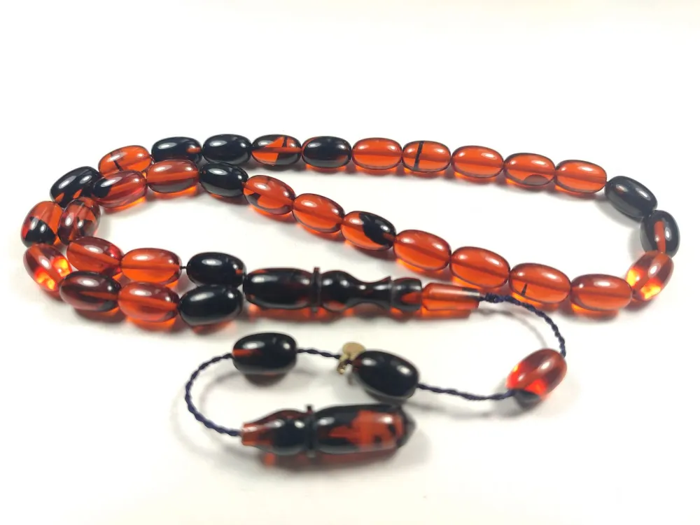 Erkan Çubukçu Usta İşi̇ İmzalı Mühürlü Sıkma Kehri̇bar küçük resim 2