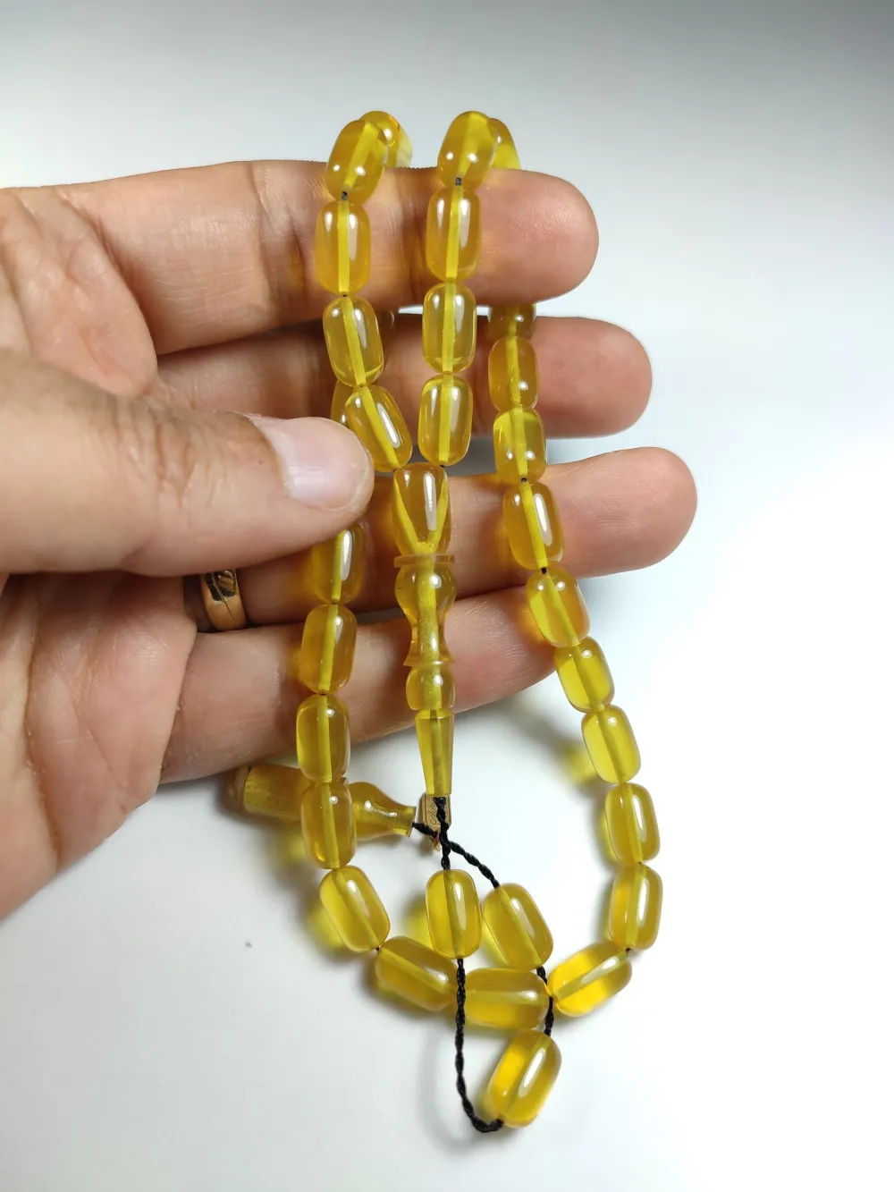 Ayhan Turan Usta İşi̇ İmzalı Mühürlü Sıkma Kehri̇bar küçük resim 5