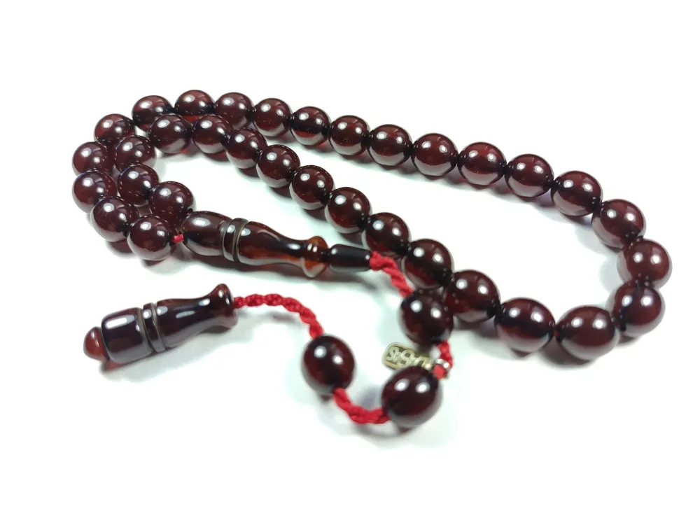 Dabbas Usta İşi̇ İmzalı (İmzası Gümüştür) Sıkma Kehri̇bar