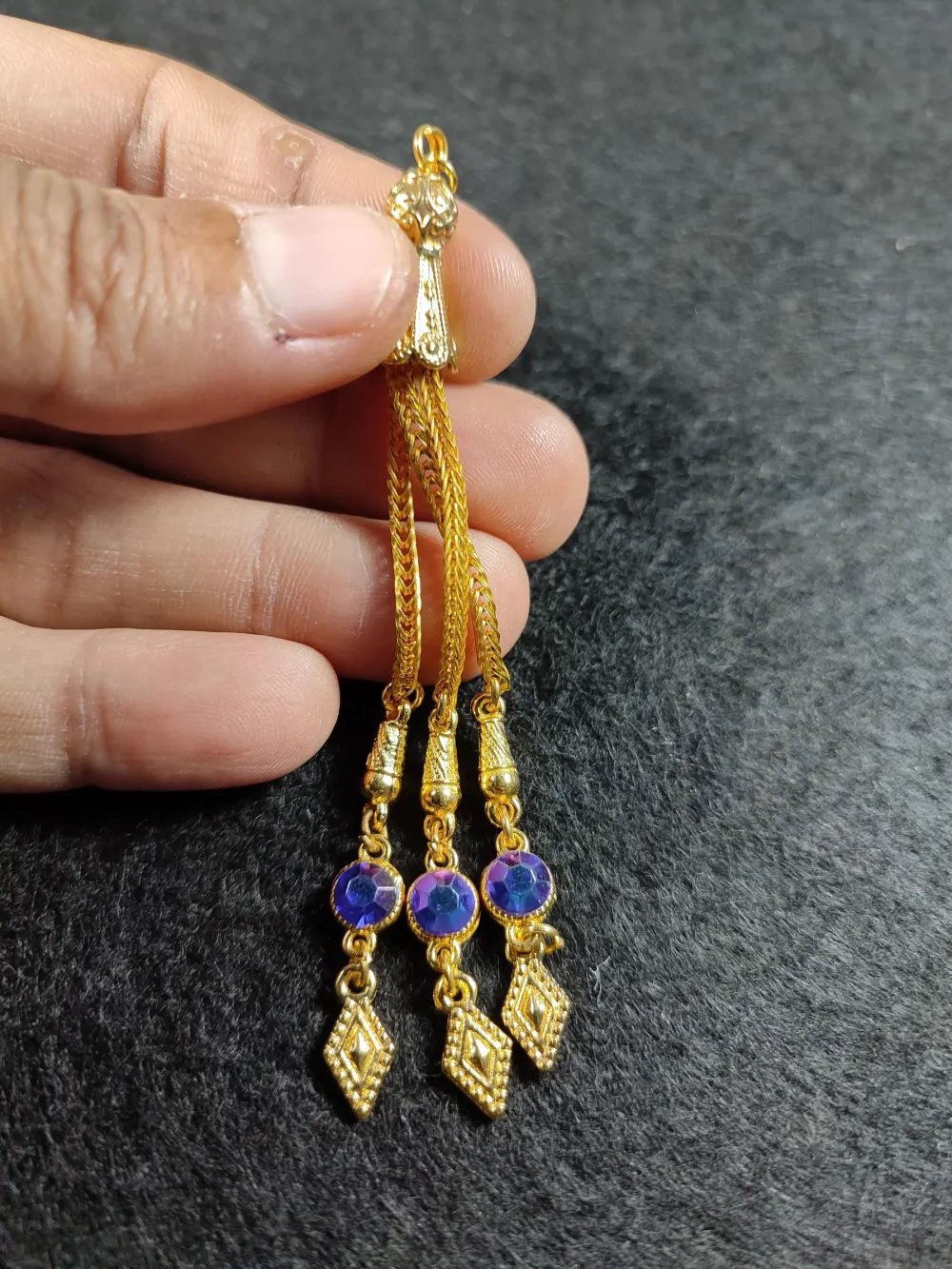 Alman Gümüş Tesbi̇h Püskülü küçük resim 3