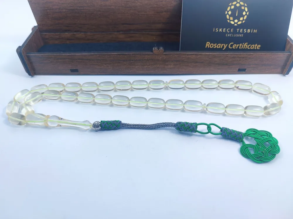 1000 Ayar Gümüş Kazaz Püskül 19.15Gr. 0.6 Mm Şeffaf Deli̇m Su Damlası küçük resim 3