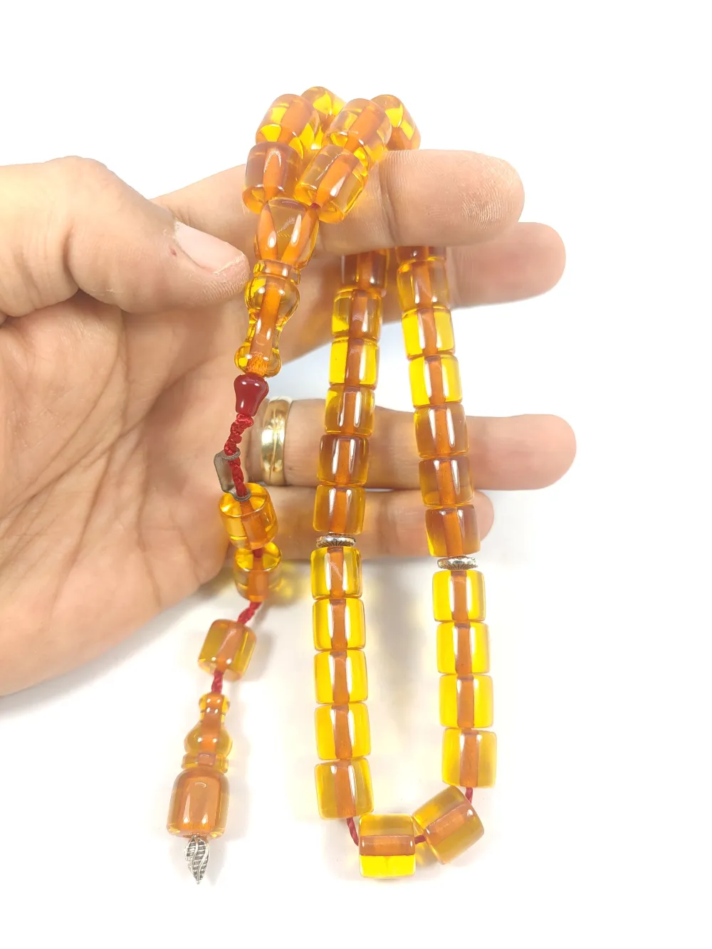 Zeyzun Usta Eseri̇ Di̇k Damar (İmza Çi̇vi̇ Ara Pulları Gümüş) Necef küçük resim 5