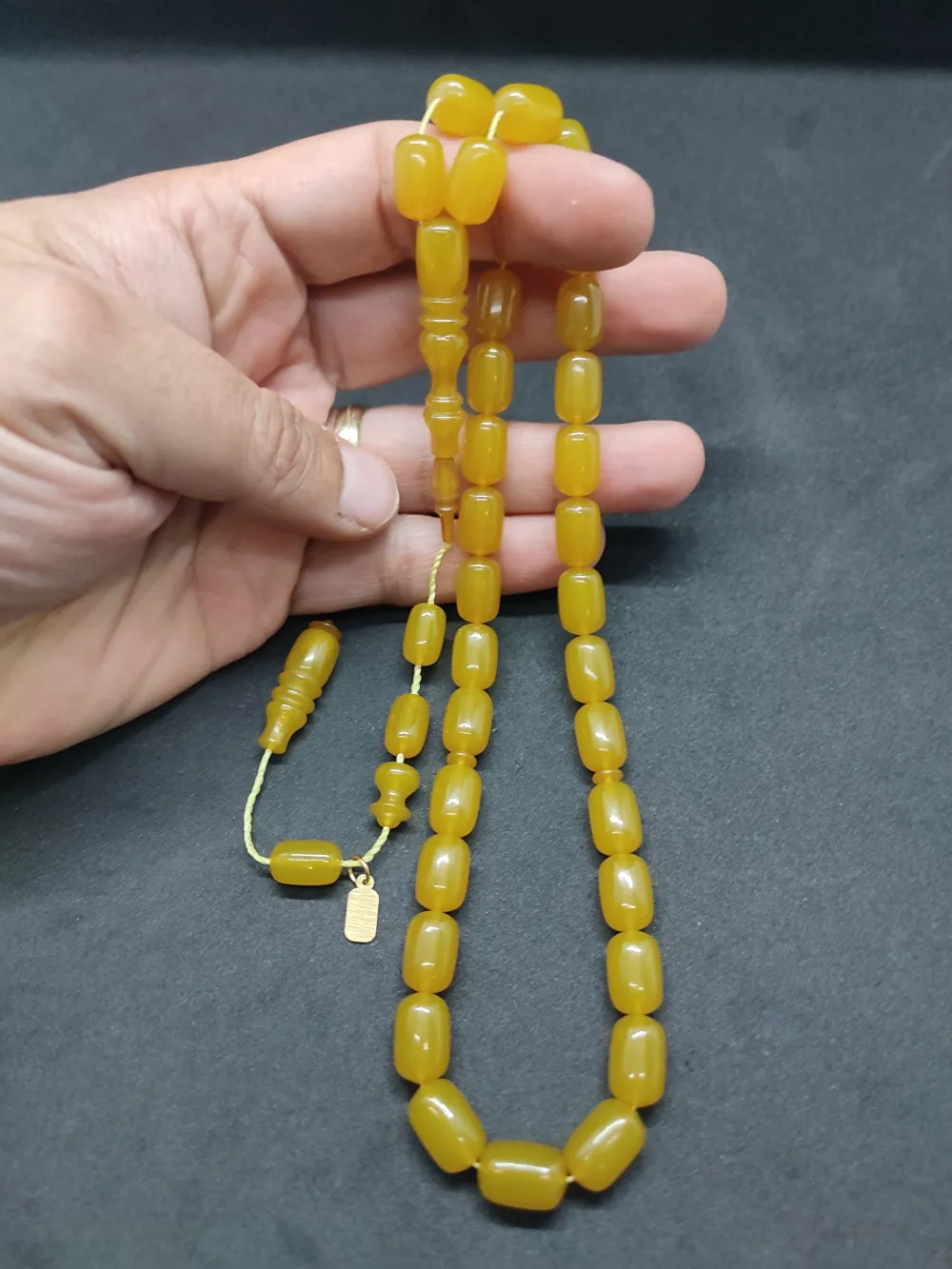 Mehmet Mercan Usta Eseri̇ Çi̇ft Kat Ci̇lalı Alman Sıkma Kehri̇bar küçük resim 5