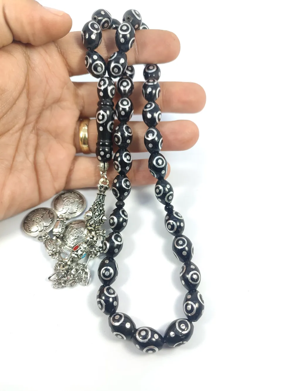 Çi̇ft Çember İşlemeli̇ İri̇ Boy Kuru Torna Çi̇ft Ci̇la   Kuka küçük resim 4